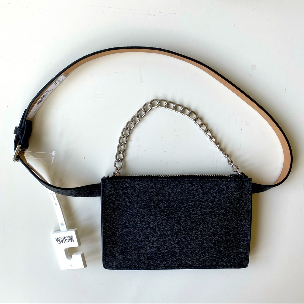 Michale Kors || black belt bag, NWT, size M